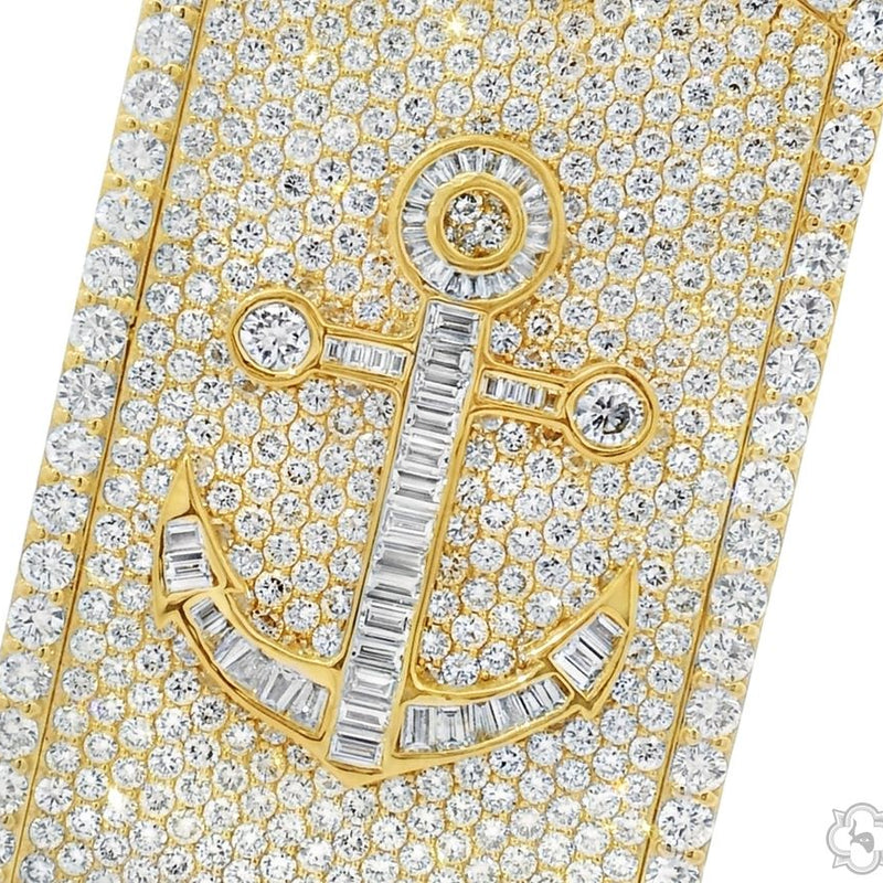 Anchor Diamond Dog Tag Pendant 70745 - Image 4