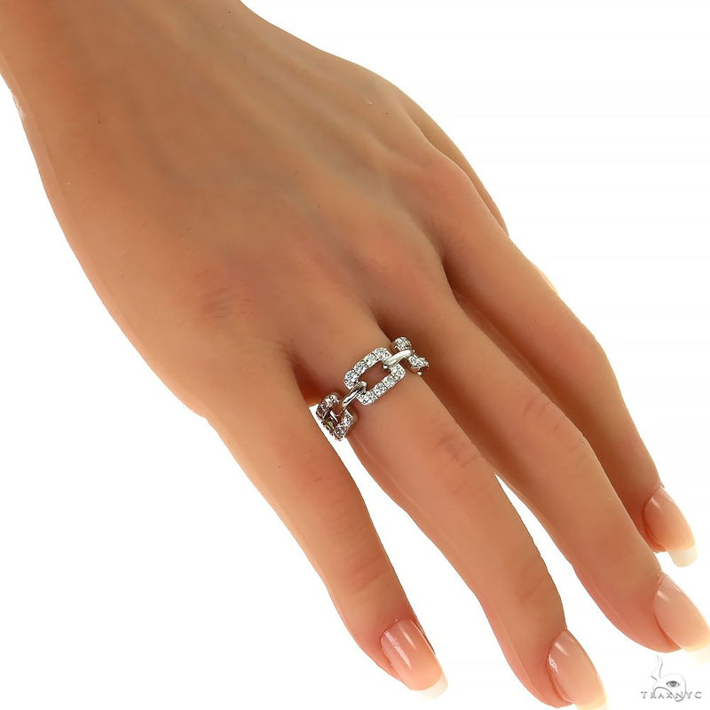 Anchor Link Diamond Ring(Lab)  70012 - Image 4