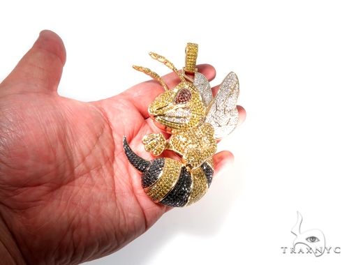 Custom Large Angry Bee Pendant 64173 - Image 12
