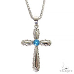 Aqua Aura Sacred Cross Pendant Set 69684 - Image 1