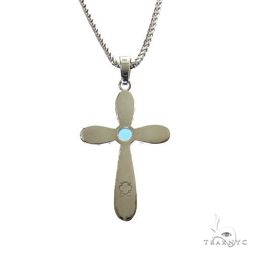 Aqua Aura Sacred Cross Pendant Set 69684 - Image 4