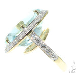 Aquamarine Diamond Ring 45105 - Image 4