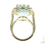 Aquamarine Diamond Ring 45105 - Image 6