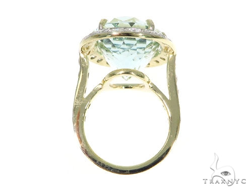 Aquamarine Diamond Ring 45105 - Image 6
