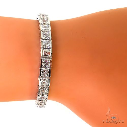Asscher Cut Diamond Bracelet 68910 - Image 6