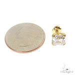 Asscher Cut Diamond Earrings 68695 - Image 4