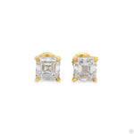 Asscher Cut Diamond Earrings 69432 - Image 1