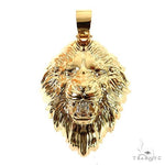 Asscher Cut Diamond Lion Head Pendant 68955 - Image 1