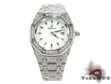 Audemars Piguet Royal Oak Full Diamond Watch 27853 - Image 2