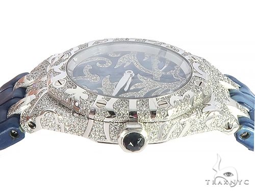Audemars Piguet Royal Oak Lady Oak Leaves 18K Solid White Gold Diamond Watch 65687 - Image 3