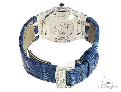 Audemars Piguet Royal Oak Lady Oak Leaves 18K Solid White Gold Diamond Watch 65687 - Image 6