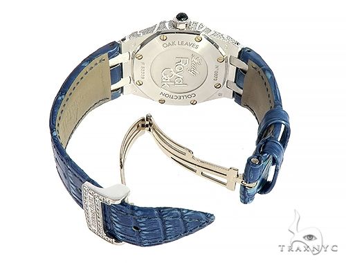 Audemars Piguet Royal Oak Lady Oak Leaves 18K Solid White Gold Diamond Watch 65687 - Image 7