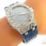 Audemars Piguet Royal Oak Lady Oak Leaves 18K Solid White Gold Diamond Watch 65687 - Image 9