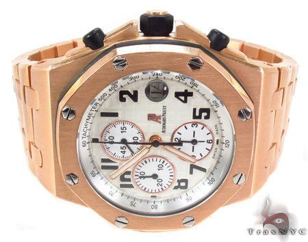 Audemars Piguet Royal Oak Offshore 18K Rose Gold Watch 29025 - Image 7