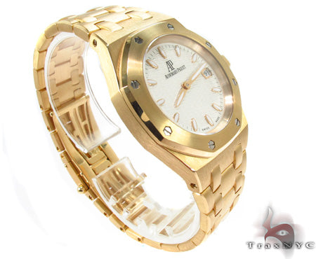 Audemars Piguet Royal Oak Offshore 18K Yellow Gold Ladies Watch 29026 - Image 3