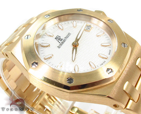 Audemars Piguet Royal Oak Offshore 18K Yellow Gold Ladies Watch 29026 - Image 4