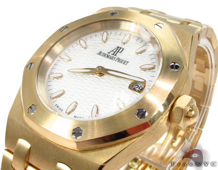 Audemars Piguet Royal Oak Offshore 18K Yellow Gold Ladies Watch 29026 - Image 5