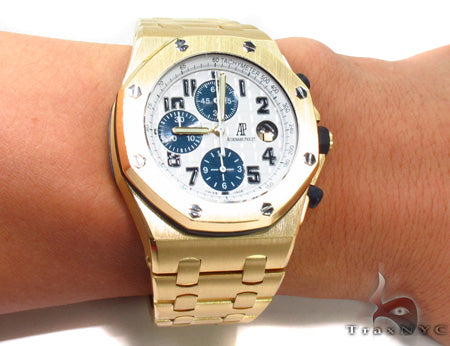 Audemars Piguet Royal Oak Offshore 18K Yellow Gold Watch 29024 - Image 13