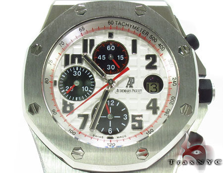 Audemars Piguet Royal Oak Offshore Steel Chronograph Watch 28187 - Image 1