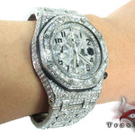 Audemars Piguet Royal Oak Offshore Full Diamond Watch 27854 - Image 14