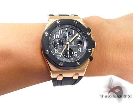 Audemars Piguet Royal Oak Offshore Pose Gold Watch 29037 - Image 14