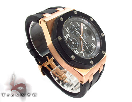 Audemars Piguet Royal Oak Offshore Pose Gold Watch 29037 - Image 5