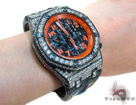 Audemars Piguet Royal Oak Offshore Volcano Diamond Watch 24829 - Image 12