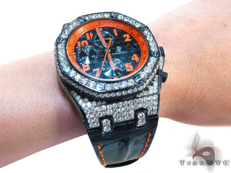 Audemars Piguet Royal Oak Offshore Volcano Diamond Watch 24829 - Image 13
