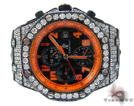 Audemars Piguet Royal Oak Offshore Volcano Diamond Watch 24829 - Image 5