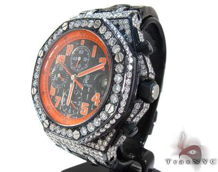 Audemars Piguet Royal Oak Offshore Volcano Diamond Watch 24829 - Image 4
