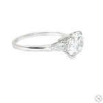 Aurora 2ct Oval Engagement Ring 70589 - Image 2