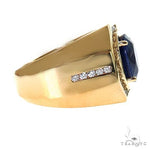 Azure Majesty Oval Sapphire Ring 69589 - Image 3
