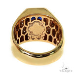 Azure Majesty Oval Sapphire Ring 69589 - Image 4