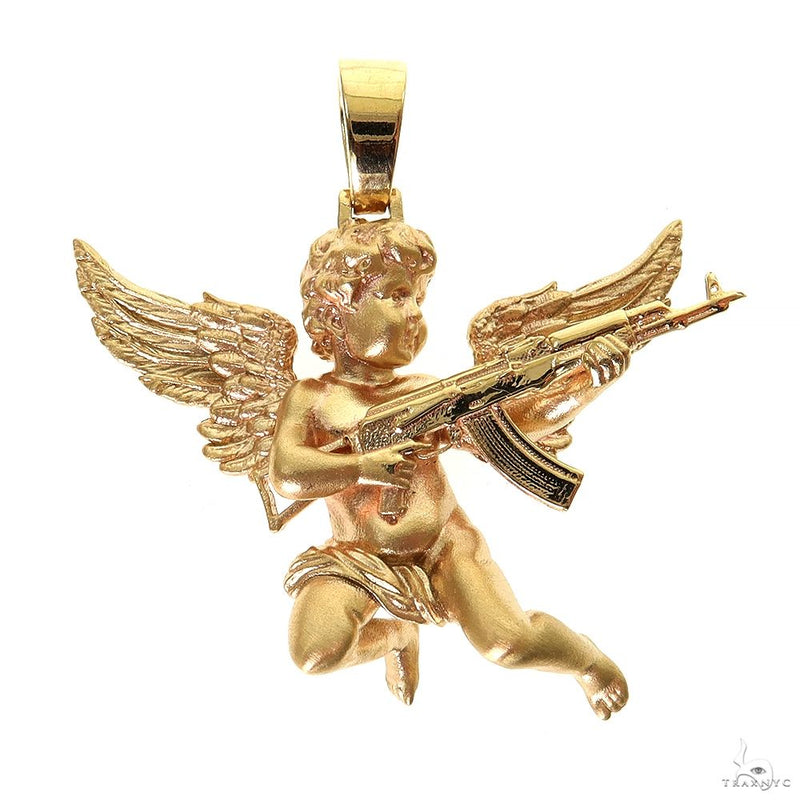 Baby Angel With Ak Gun Pendant 69870 - Image 1
