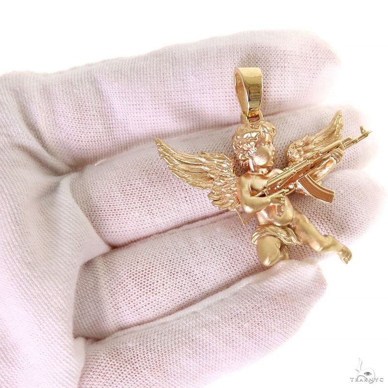 Baby Angel With Ak Gun Pendant 69870 - Image 7