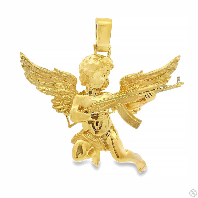 Baby Angel With Ak Gun Pendant 70804 - Image 1