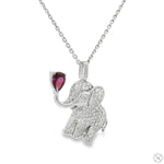 Baby Elephant Diamond Pendant 70735 - Image 2