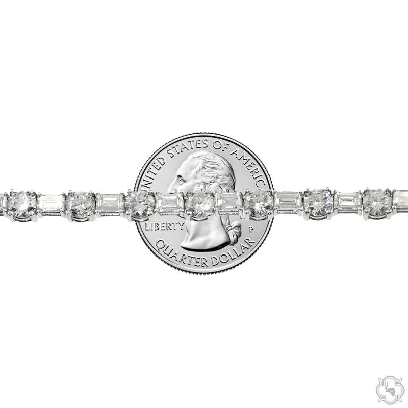 Baguette Beam Necklace 70687 - Image 7