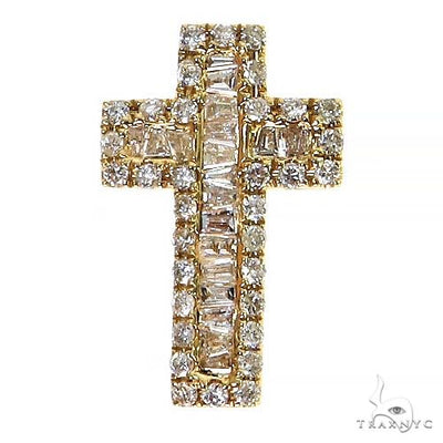 Baguette Diamond Cross Pendant  68618 - Image 1