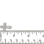 Baguette Diamond Cross Pendant Set 68626 - Image 6