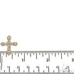 Baguette Diamond Cross Pendant Set 68630 - Image 5