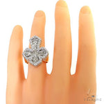 Baguette Diamond Cross Ring 68800 - Image 6
