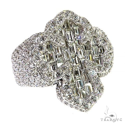 Baguette Diamond Cross Ring 68801 - Image 2