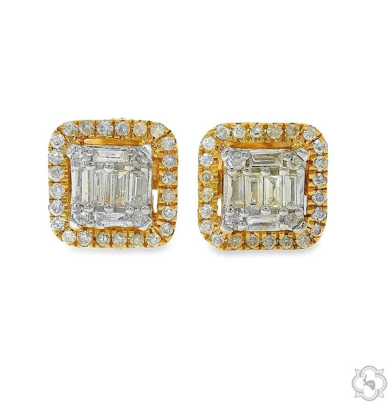 Baguette Diamond Earrings 70306 - Image 1