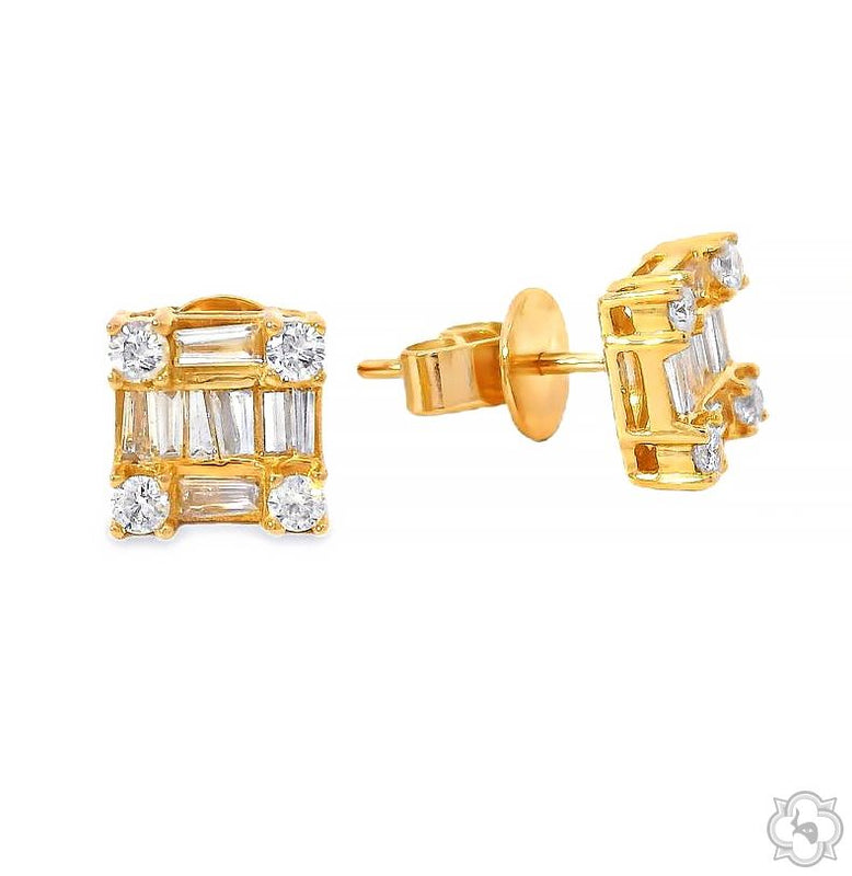 Baguette Diamond Earrings 70310