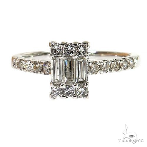 Baguette Diamond Engagement Ring 68622 - Image 1