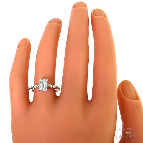 Baguette Diamond Engagement Ring 68622 - Image 6