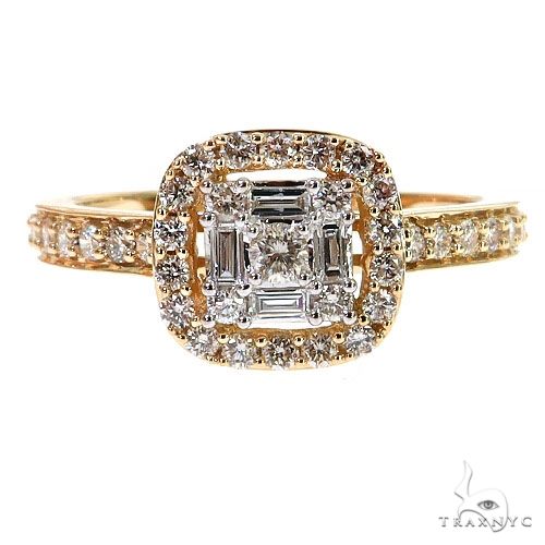 Baguette Diamond Engagement Ring 68623 - Image 1