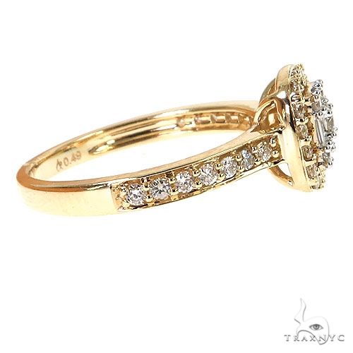 Baguette Diamond Engagement Ring 68623 - Image 3