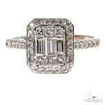 Baguette Diamond Engagement Ring 68624 - Image 1